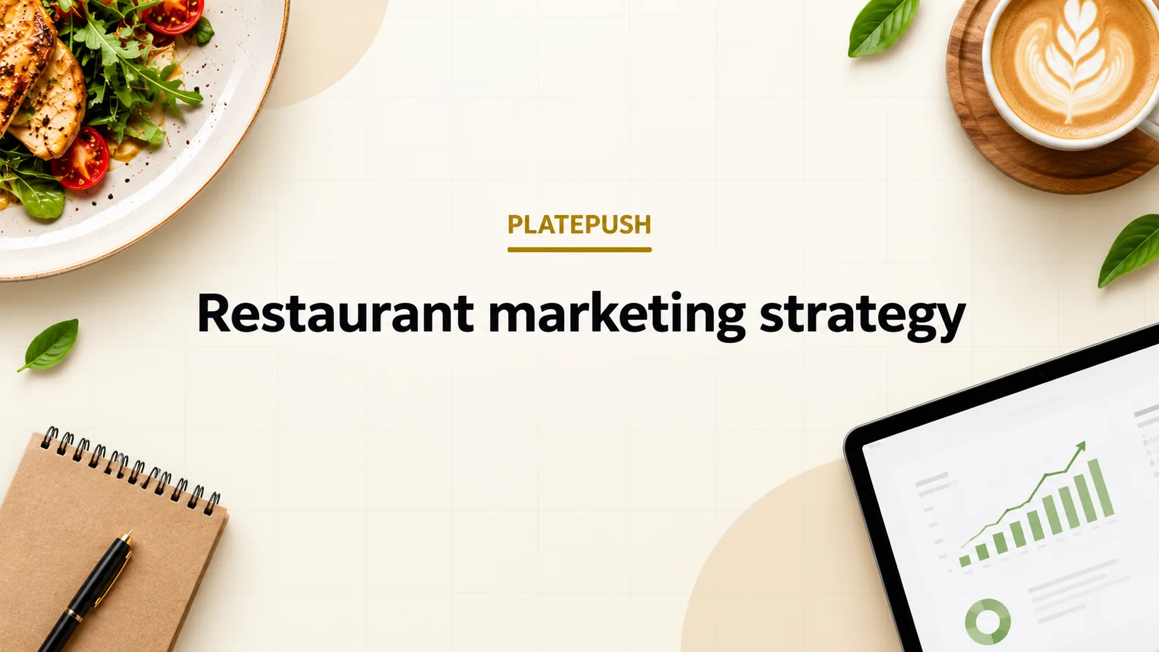 Restaurant owner reviewing a marketing plan in a UAE dining room